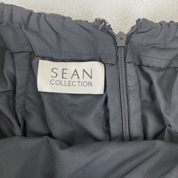 VTG Sean Collection Women L Black Formal Witchy Beaded Skirt ClassicCore NWT - Picture 10 of 14